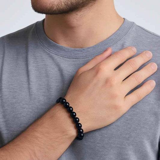 Black Obsidian Bracelet for Protection and Healing Energy